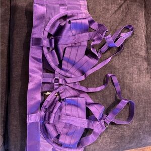 Purple Strappy Cage Bra - Women Intimates